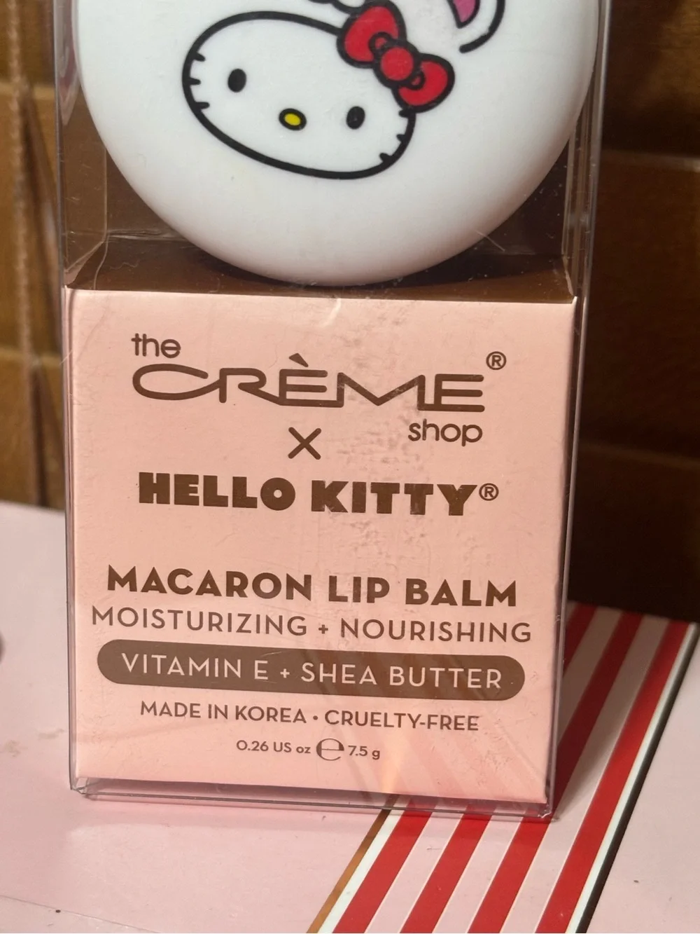The Crème Shop x Sanrio Hello Kitty Macaron Lip Balm